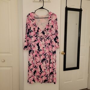 Lilly Pulitzer fit and flare pullover dress